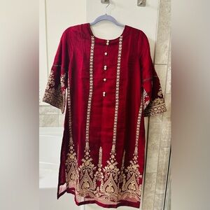 Pakistani Azure Brand 3pc Kameez, pant, dupatta